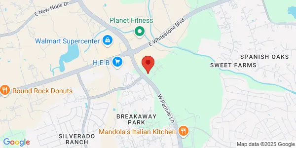 Map of 12800 W Parmer Ln Ste 200 Cedar Park, TX 78613