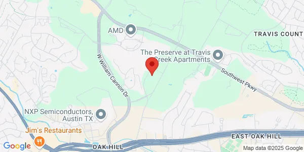 Map of 5625 Eiger Rd Ste 165 Austin, TX 78735