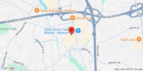 Map of 400 W Cummings Park Ste 3500 Woburn, MA 01801