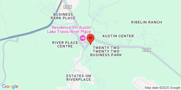Map of 6611 River Pl Blvd Ste 101 Austin, TX 78730