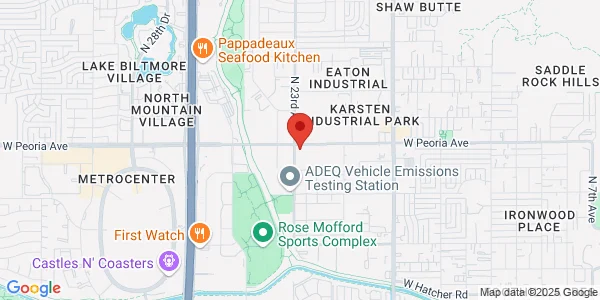 Map of 2225 W Peoria Ave Phoenix, AZ 85029