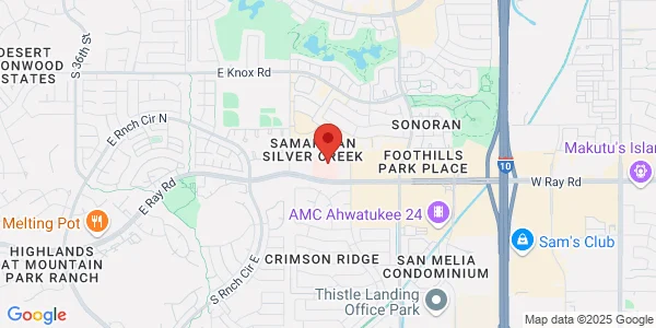 Map of 4530 E Ray Rd Ste 160 Phoenix, AZ 85044