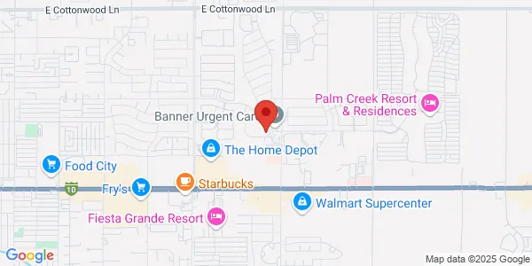 Map of 1669 E McMurray Blvd Casa Grande, AZ 85122