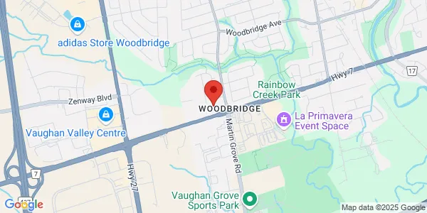 Map of 7766 Martin Grove Road Unit 7 Woodbridge, ON L4L 2S6 Canada