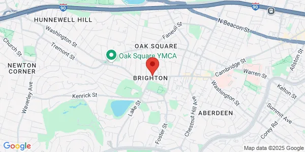Map of 487 Washington St Brighton, MA 02135