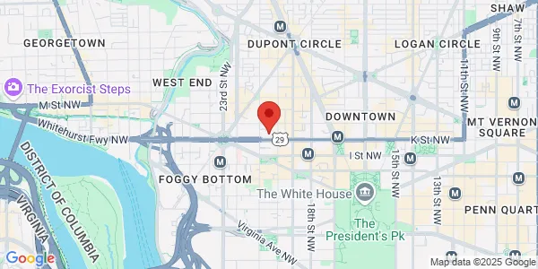 Map of 2021 K St NW Ste 300 Washington, DC 20006