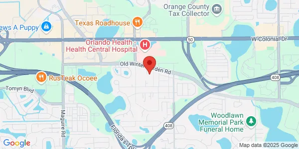 Map of 1550 Citrus Medical Ct Ocoee, FL 34761