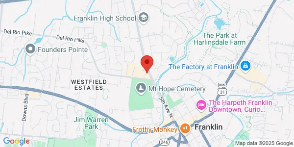 Map of 509 Hillsboro Rd Franklin, TN 37064
