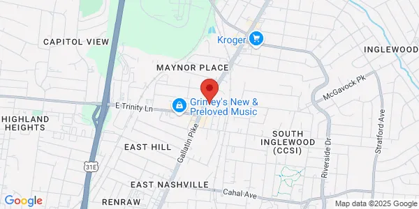 Map of 3024 Gallatin Pike Nashville, TN 37216
