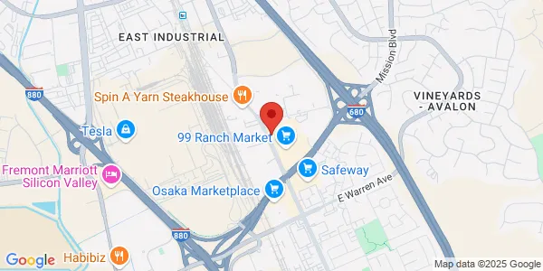 Map of 46356 Warm Springs Blvd Fremont, CA 94539