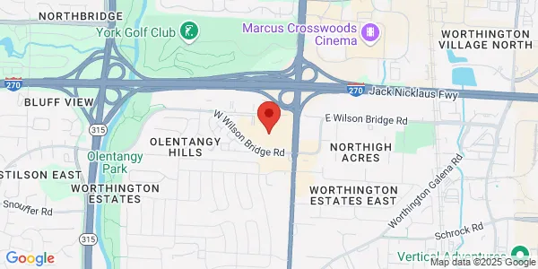 Map of 7227 N High St Ste 1 Worthington, OH 43085