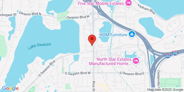 Map of 155 E Owasso Ln Saint Paul, MN 55126