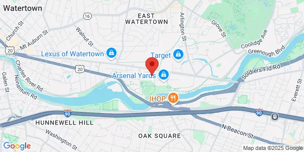 Map of 485 Arsenal St Watertown, MA 02472