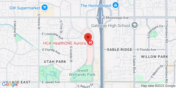 Map of 1421 S Potomac St Ste 320 Aurora, CO 80012