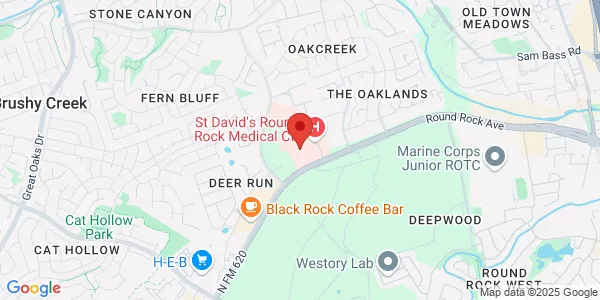 Map of 2410 Round Rock Ave Ste 110 Round Rock, TX 78681