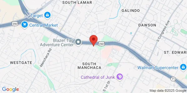 Map of 1221 W Ben White Blvd Ste 210-a Austin, TX 78704