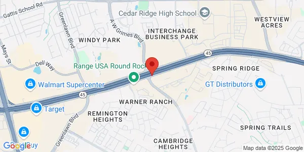 Map of 1201-B W Louis Henna Blvd Ste 301 Austin, TX 78728
