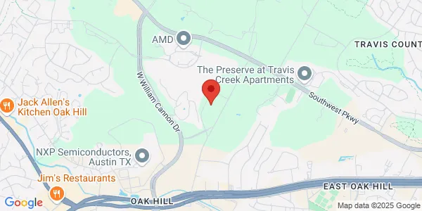 Map of 5625 Eiger Rd Ste 120 Austin, TX 78735