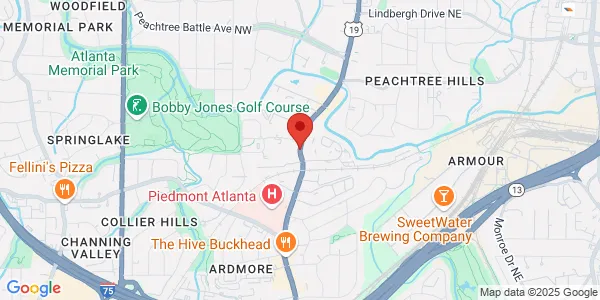 Map of 2140 Peachtree Rd NW Ste 232 Atlanta, GA 30309