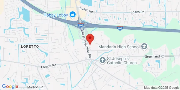Map of 11481 Old Saint Augustine Rd Ste 302 Jacksonville, FL 32258