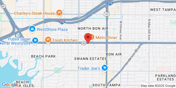 Map of 4032 C West Kennedy Blvd Tampa, FL 33609