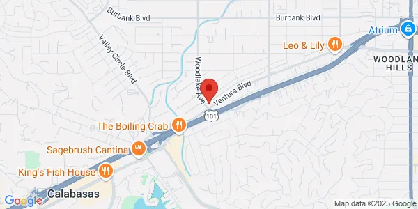 Map of 23161 Ventura Blvd Ste 207 Woodland Hills, CA 91364