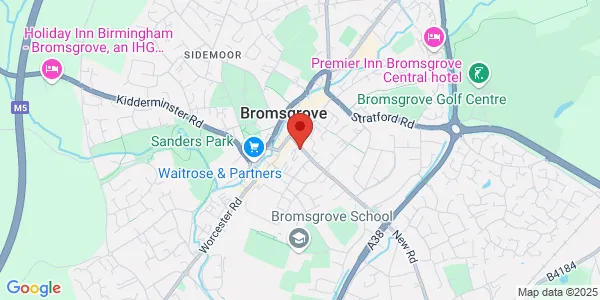 Map of 8 New Road Bromsgrove B60 2JD United Kingdom