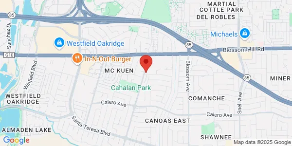 Map of 5710 Cahalan Ave Bldg 01-A San Jose, CA 95123