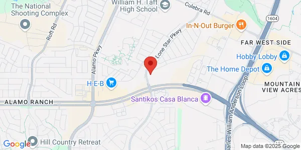 Map of 5616 Lonestar Pkwy Ste 103 San Antonio, TX 78253