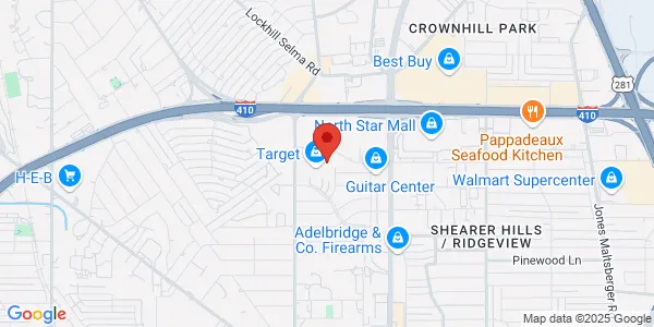 Map of 754 NW Lp 410 Ste 101 San Antonio, TX 78216