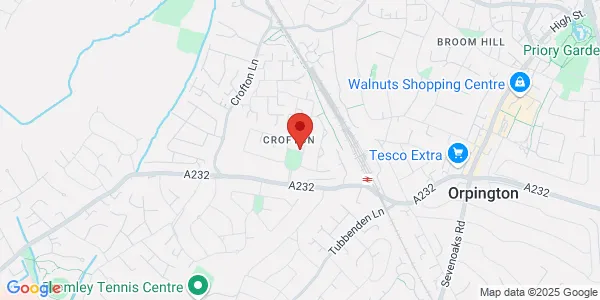 Map of 2 Kelvin Parade Orpington BR6 8BS United Kingdom