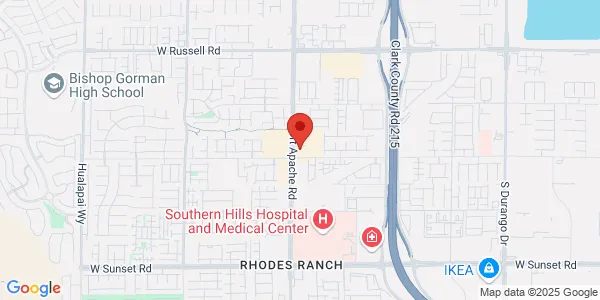Map of 6090 S Fort Apache Rd Ste 100 Las Vegas, NV 89148