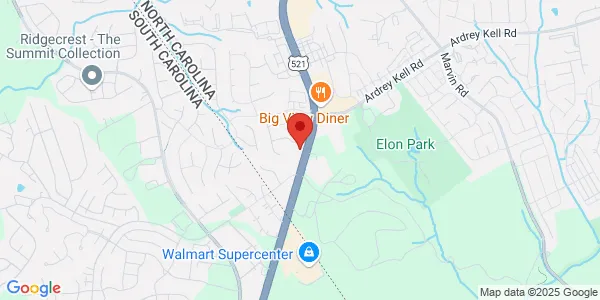 Map of 16928 Lancaster Hwy Ste 105 Charlotte, NC 28277