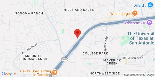 Map of 7579 N Loop 1604 W San Antonio, TX 78249