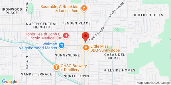 Map of 9111 N 7th St Phoenix, AZ 85020
