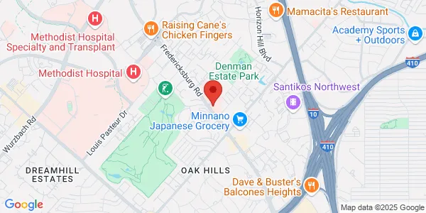 Map of 5368 Fredericksburg Rd Ste 305 San Antonio, TX 78229