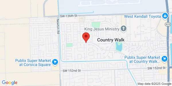 Map of 8750 SW 144th St Ste 120 Miami, FL 33176