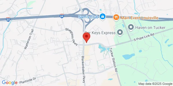 Map of 11701 Bluegrass Pkwy Louisville, KY 40299