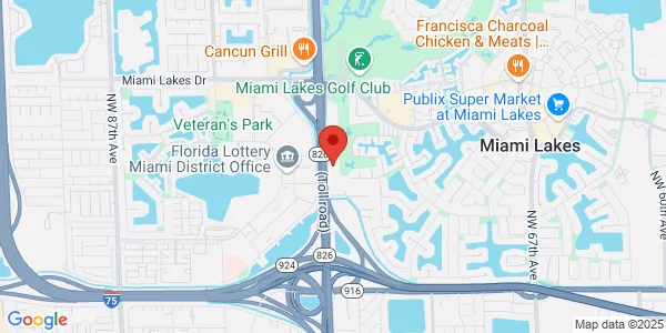 Map of 14701 NW 77th Ave Ste 100 Miami Lakes, FL 33014