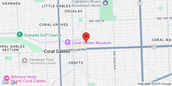 Map of 10 Giralda Ave Ste 100 Coral Gables, FL 33134