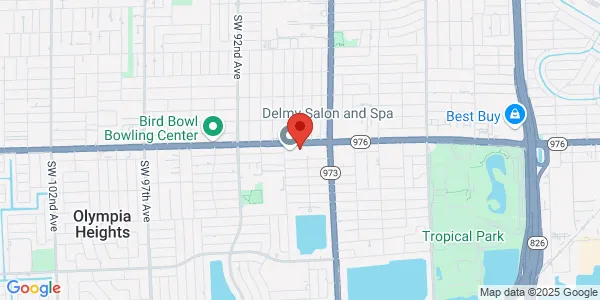 Map of 8840 Bird Rd Ste 100 Miami, FL 33165