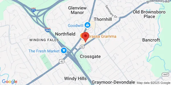 Map of 2232 Holiday Manor Ctr Louisville, KY 40222