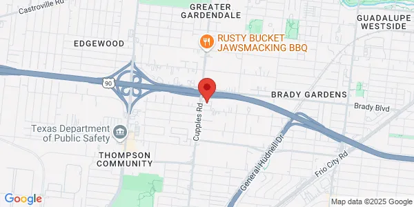 Map of 806 Cupples Rd San Antonio, TX 78237