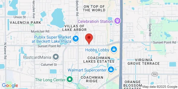 Map of 2362 Sunset Point Rd Clearwater, FL 33763
