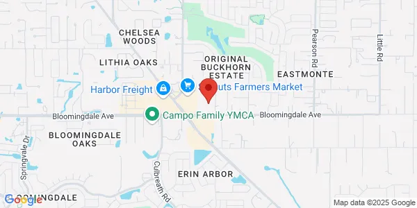 Map of 2470 Bloomingdale Ave Ste 115 Valrico, FL 33596