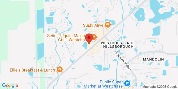 Map of 12780 Race Track Rd Tampa, FL 33626