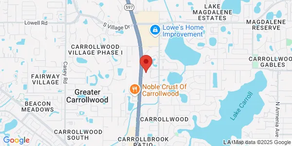 Map of 11921 North Dale Mabry Hwy Tampa, FL 33618