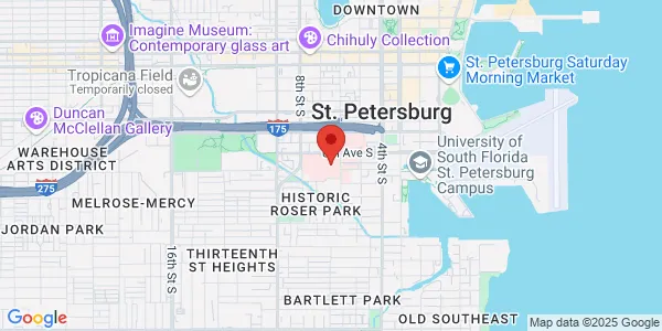 Map of 701 6th St S Saint Petersburg, FL 33701