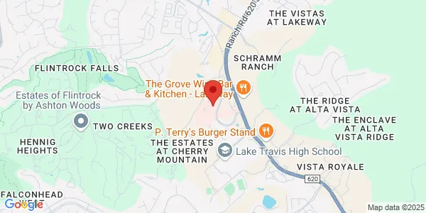 Map of 100 Medical Pkwy Lakeway, TX 78738