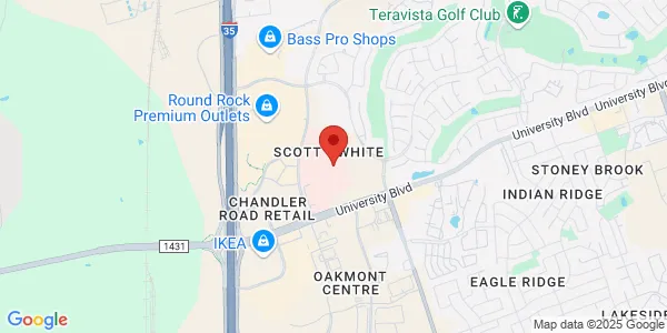 Map of 300 University Blvd Bldg A Round Rock, TX 78665